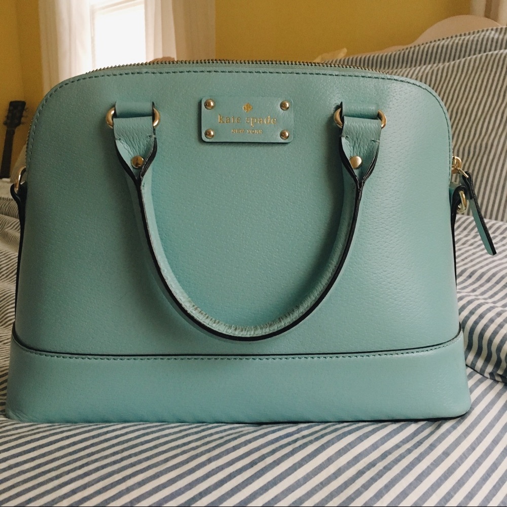 Kate Spade Turquoise Wellesley Satchel